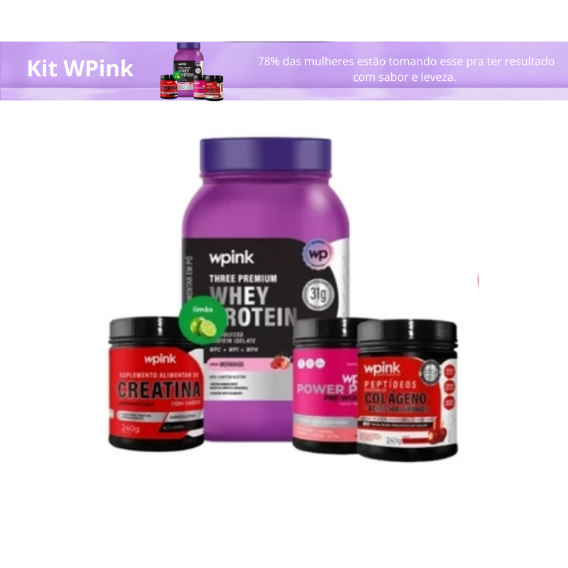 Combo Wpink – Maçã do Amor, Morango e Força em Cada Dose