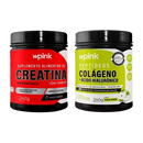 creatina maçã verde - 240g + colágeno de maçã verde - 240g - wp