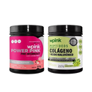 super power pink de lichia - 300g + colágeno de uva verde - 240g - wp