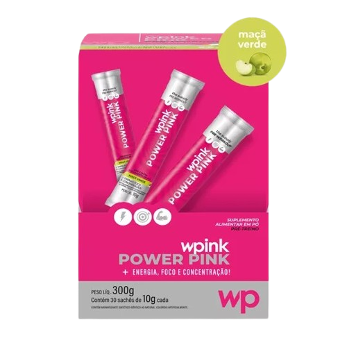 power pink de maçã verde - pré-treino – 300g