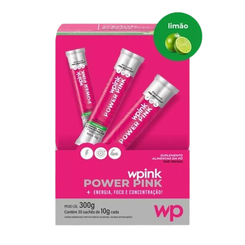 power pink de limão - pré-treino – 300g