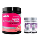 super power pink lichia 300g + 2 cabelos e unhas - wp