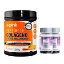 colágeno de laranja - 240g + 2 cabelos e unhas - wp